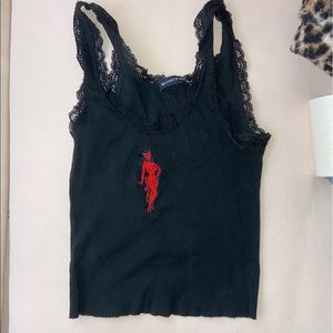 Brandy Melville Ronnie devil tank